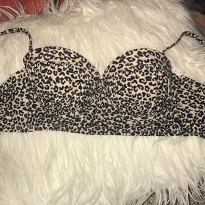 Cheetah bikini top!
